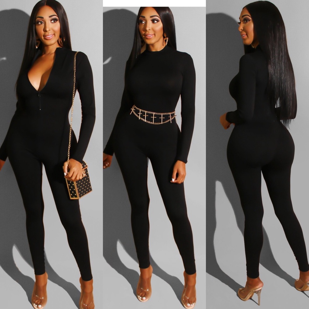 Black jumpsuit